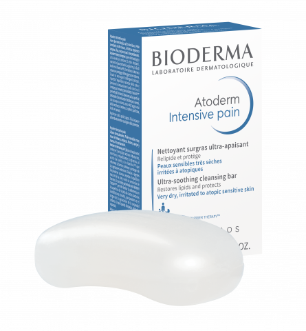 BIODERMA product photo, Atoderm Intensive Pain 150g, saponetta detergente per pelle secca