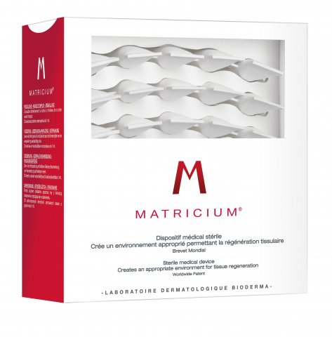 BIODERMA product photo, MATRICIUM coffret 30 x 1ml, trattamento rigenerante per rinnovo cutaneo