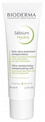 BIODERMA product photo, Sebium Hydra 40ml, trattamento idratante per pelle grassa