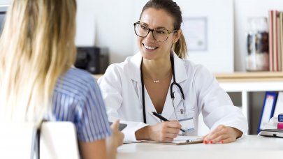 Doctor with patient - Prescription