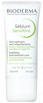BIODERMA product photo, Sebium Sensitive 30ml, trattamento per pelle a tendenza acneica